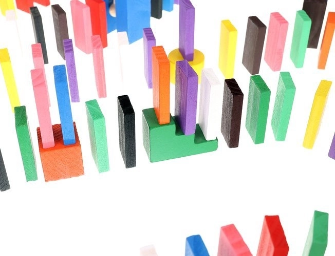 Set Domino in Legno per Bambini