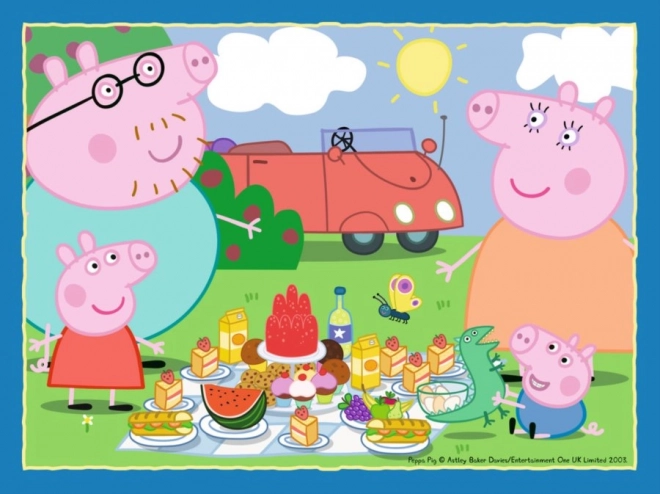 Puzzle Peppa Pig divertenti 4 in 1