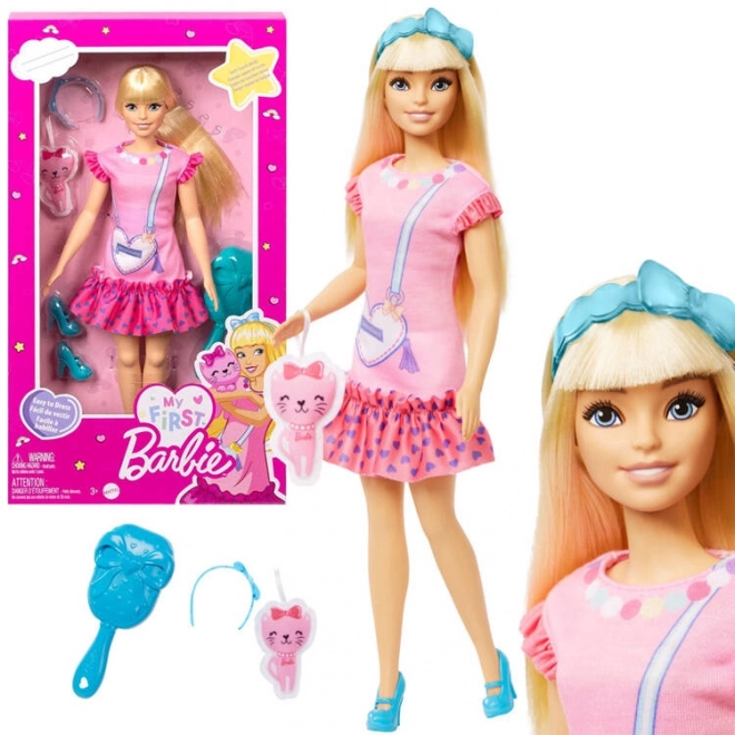 La mia prima Barbie con arti mobili e gattino