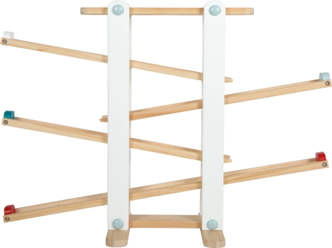Pista a biglie veloce con 4 rampe