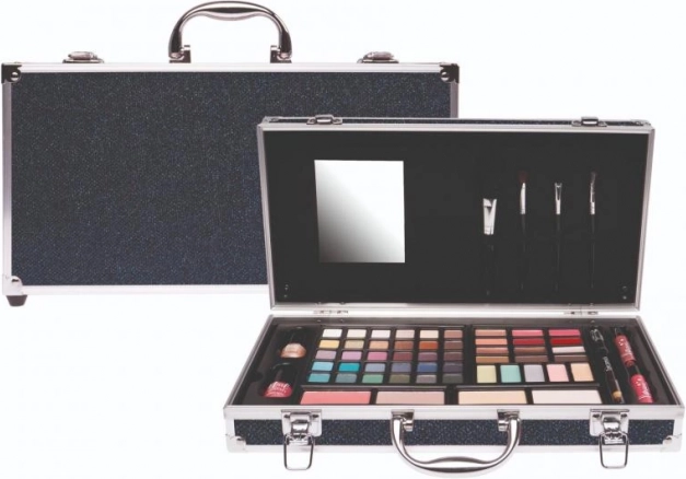 Grande beauty case con glitter