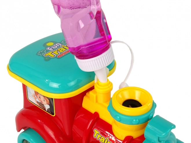 Locomotiva Bolle di Sapone Rossa con Luci e Suoni