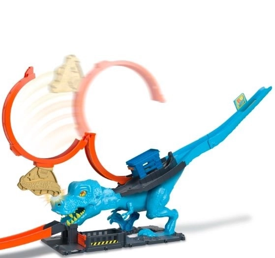Pista Hot Wheels City Trappola T-Rex