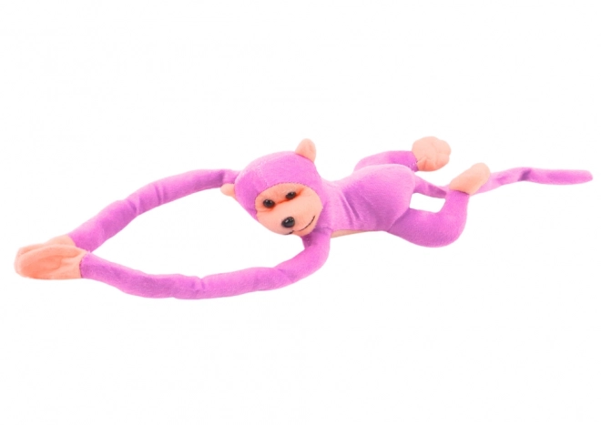 Peluche Scimmietta Rosa con Suono 80 cm