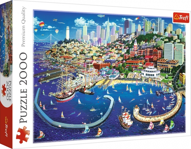 Puzzle 2000 pezzi Baia di San Francisco