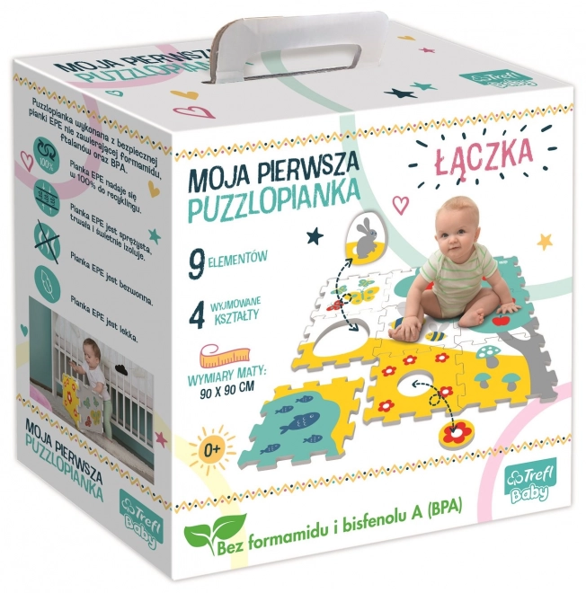 Primo puzzle in schiuma Trefl con motivo di prato estivo