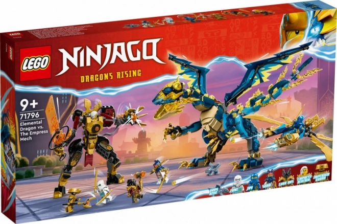 Lego Ninjago Drago Elementale contro Mech dell'Imperatrice