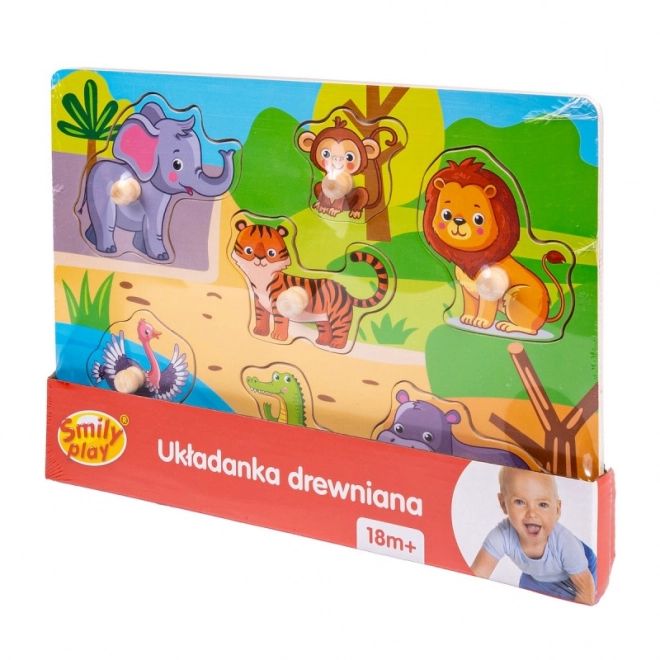 Puzzle in legno zoo