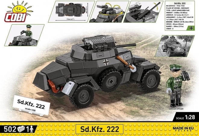 Set di costruzione Sd.Kfz. 222