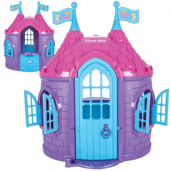 Woopie casa giardino castello per principessa e cavaliere viola