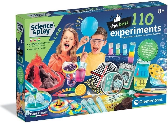 Clementoni Science & Play laboratorio – 100 esperimenti scientifici per bambini