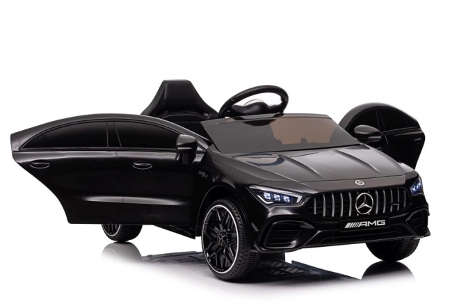 Auto elettrico per bambini Mercedes CLA 45s AMG nero 4x4