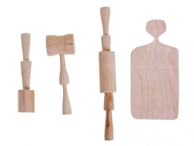 Set cucina in legno con accessori per bambini