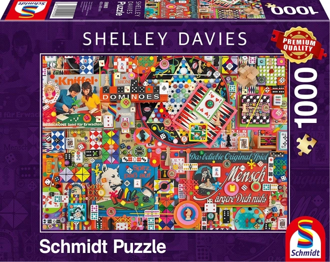 Puzzle Vintage giochi da tavolo 1000 pezzi