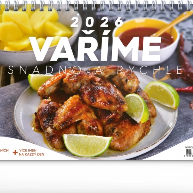 Calendario da tavolo Cuciniamo facile e veloce 2026