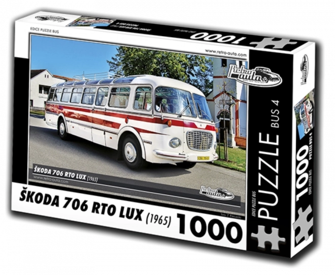 Puzzle bus d'epoca Škoda 706 RTO LUX (1965) 1000 pezzi