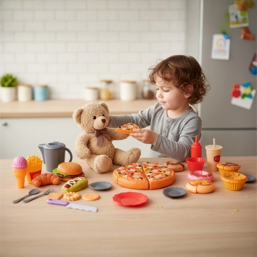 Gioco di ruolo creativo nella cucina dei bambini
