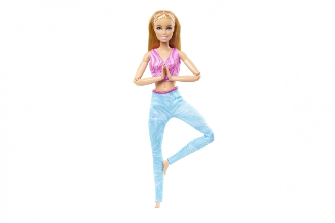 Barbie in Movimento - Bionda con Leggings Blu