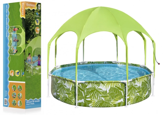 Piscina da giardino per bambini 244 cm x 51 cm Bestway 56432 Verde