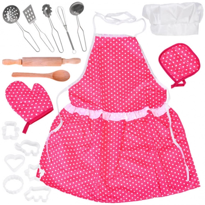 Set da Cucina per Bambini con Grembiule e Accessori