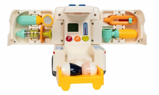 Ambulanza interattiva con suoni e luci
