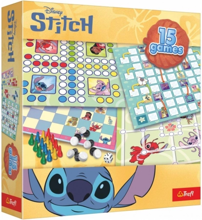 Set di 15 giochi STITCH – giochi da tavolo per la famiglia