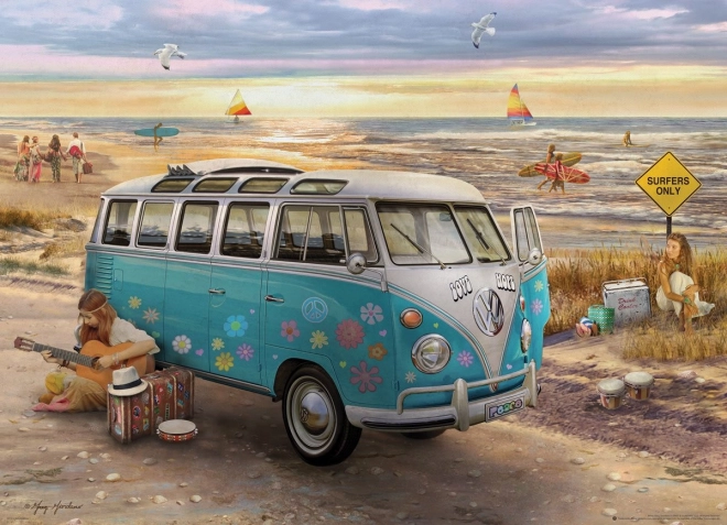 Puzzle Eurographics VW Bus - Amore e Speranza 1000 Pezzi