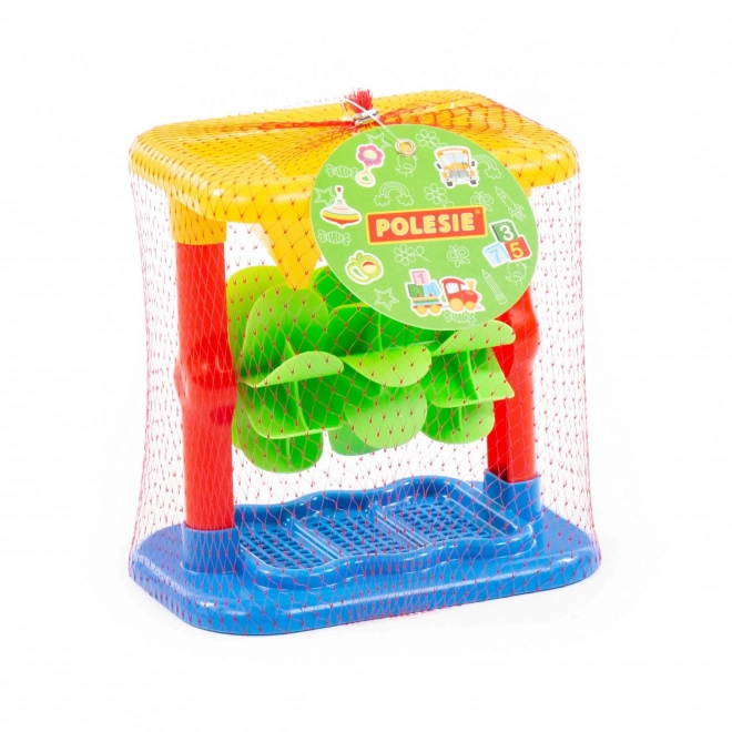 Mulino da gioco colorato per sabbia e acqua