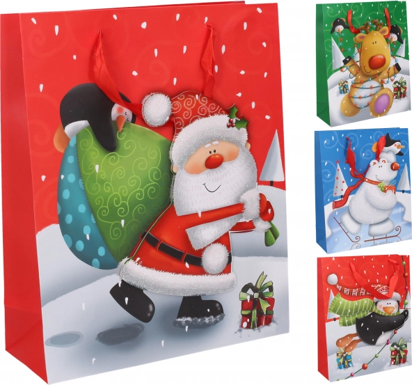 Borsa regalo media Natale