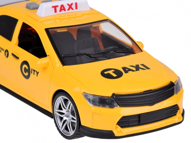 Auto taxi con suoni e luci