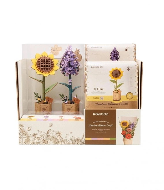 Distributore Display con Girasole e Lilla