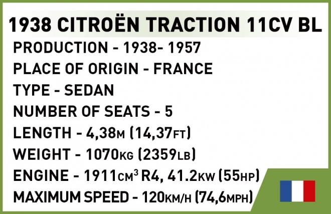 Citroen Traction 11CVBL edizione executive