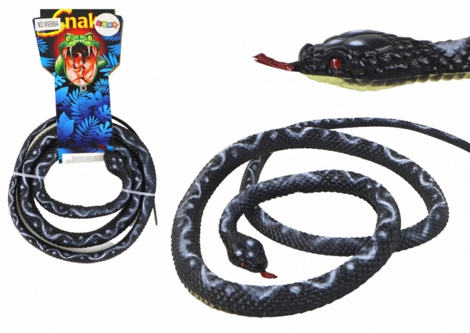 Serpente di gomma corallina nera