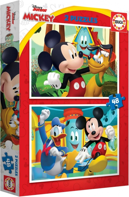 Puzzle EDUCA Parco divertimenti di Mickey Mouse