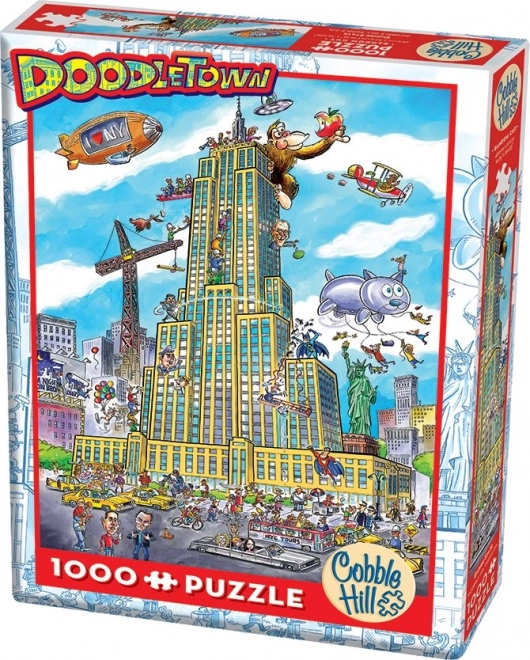 Puzzle DoodleTown: Empire State 1000 Pezzi