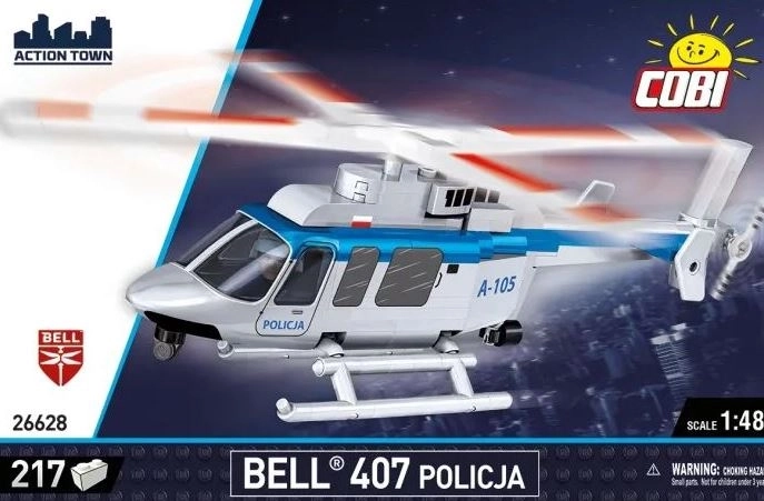 Cobi set di costruzione Bell 407 Police – elicottero civile 1:48