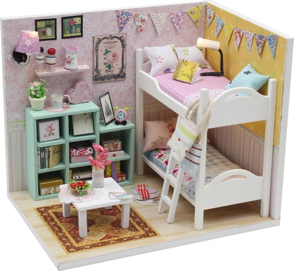 Mini interno autentico con ricchi dettagli