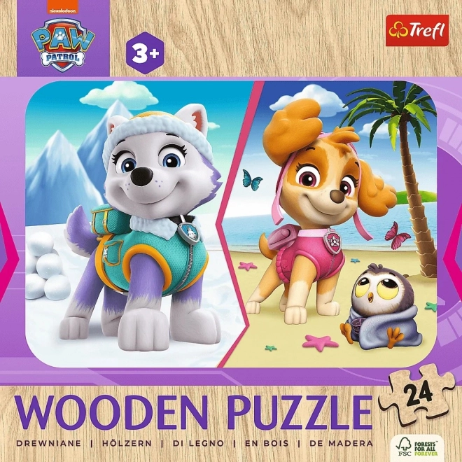 Puzzle in legno Patrulla Canina per bambine