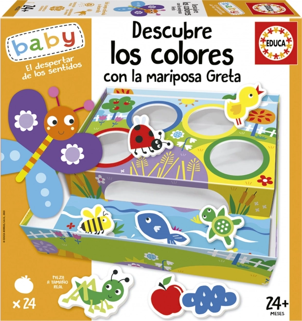 Gioco EDUCA Baby Farfalla Greta Apprendimento Colori