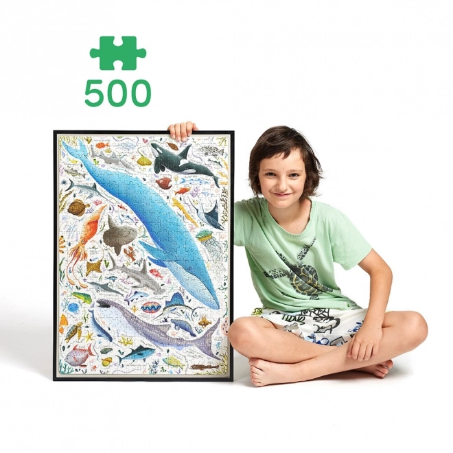 Puzzle Puzzlove Pesci e animali acquatici 500 pezzi