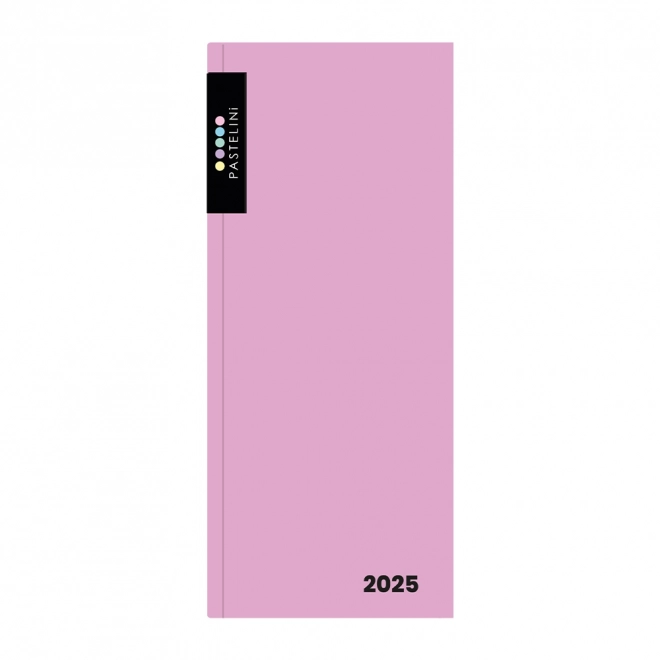 Diario mensile PVC 2025 Pastelini rosa