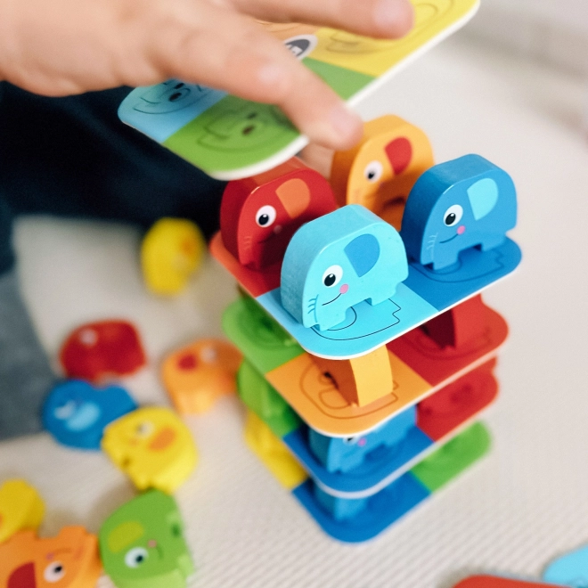 Woopie Elefante verde sull'elefante gioco