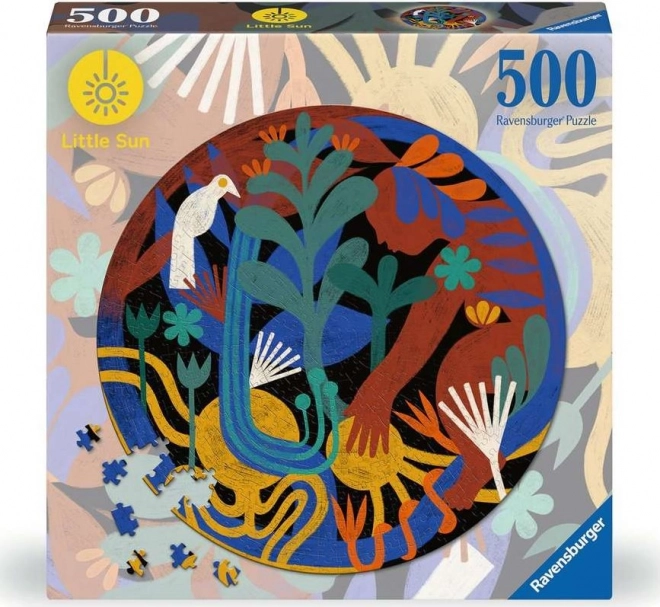 Puzzle Rotondo RAVENSBURGER Little Sun 500 pezzi