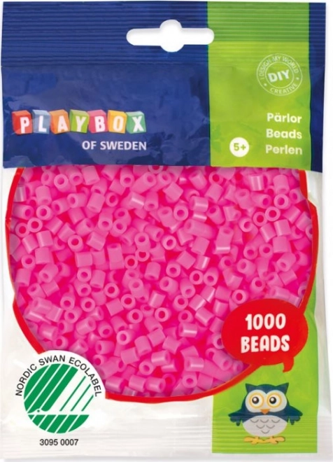 Perline da Stirare Playbox Rosa 1000 pezzi