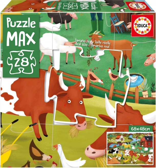 Puzzle Fattoria EDUCA 28 pezzi