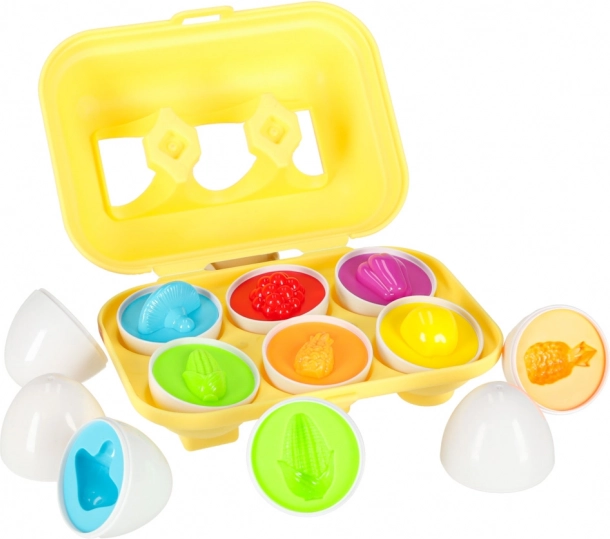 Gioco colorato con uova