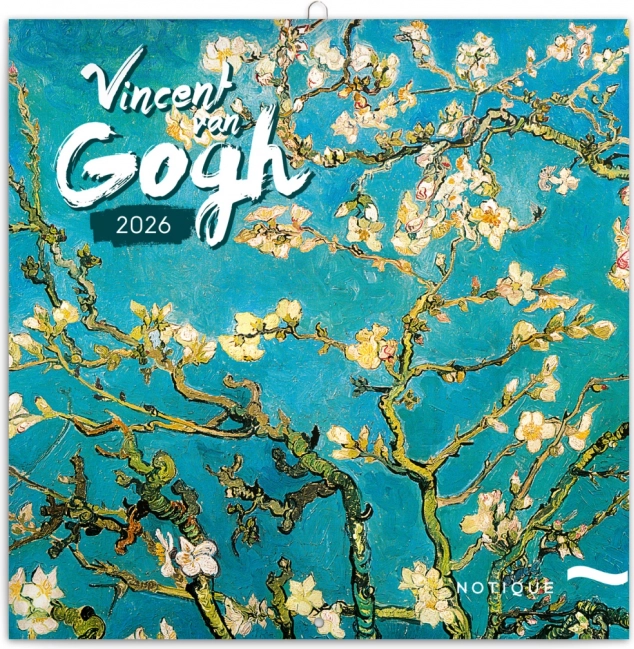 Calendario con note Vincent van Gogh 2026