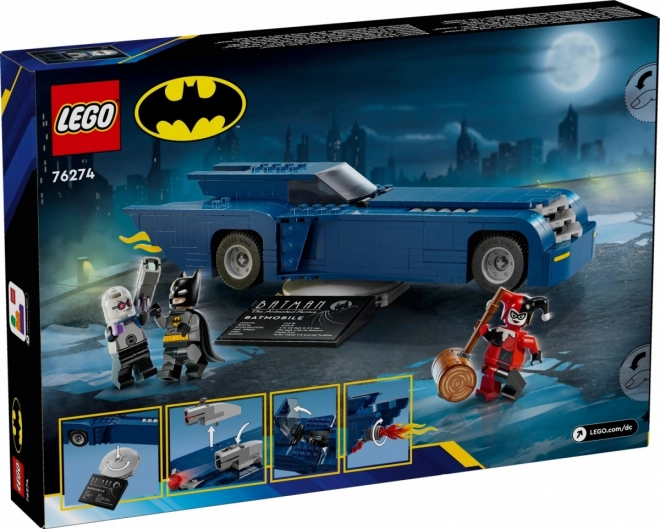 Batman e Batmobile contro Harley Quinn e Mr. Freeze