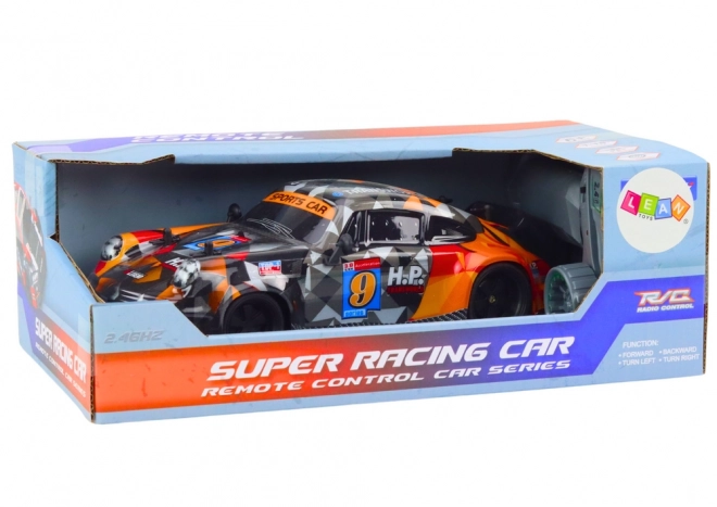 Auto telecomandata RC Drift con gomme arancione 1:18