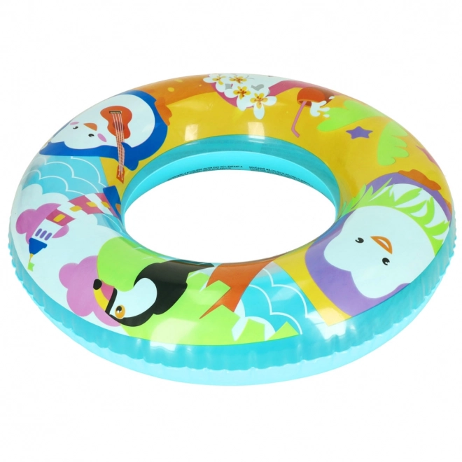 Anello gonfiabile con sirene 51 cm – pinguini